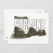 Riverside Amusement Park (nu zes vlaggen: NE) Briefkaart (Voorkant / Achterkant)