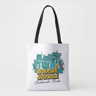 Riverside Avondale Buurt Canvas tas