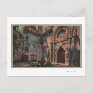 Riverside, CA - Uitzicht van Mission Inn Courtyard Briefkaart
