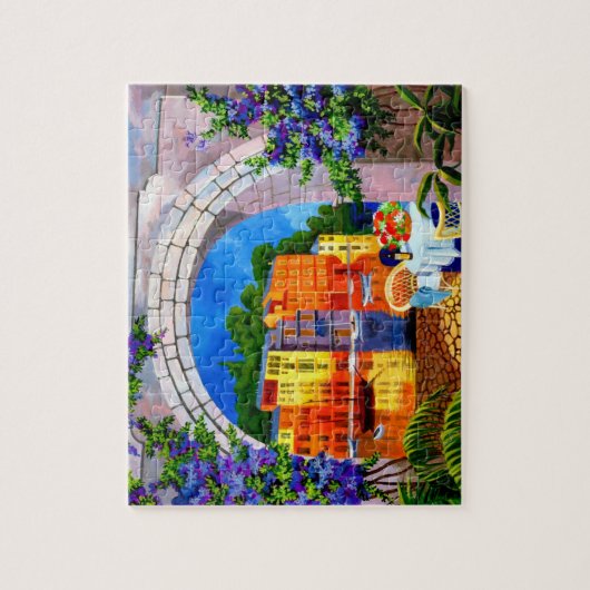Riverside Café Jigsaw Puzzle (Vertical)