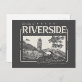 RIVERSIDE CALIFORNIA  - MOUNT RUBIDOUX BRIEFKAART (Voorkant / Achterkant)
