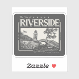 RIVERSIDE CALIFORNIA - MOUNT RUBIDOUX STICKER