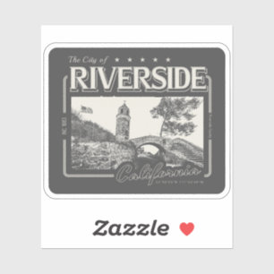 RIVERSIDE CALIFORNIA  - MOUNT RUBIDOUX STICKER