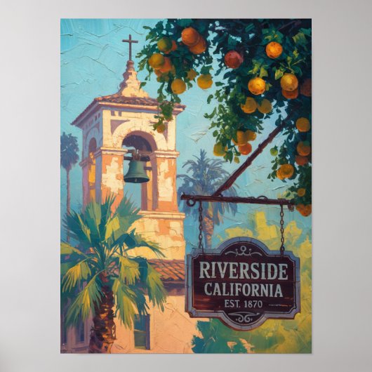 Riverside California Poster (Voorkant)