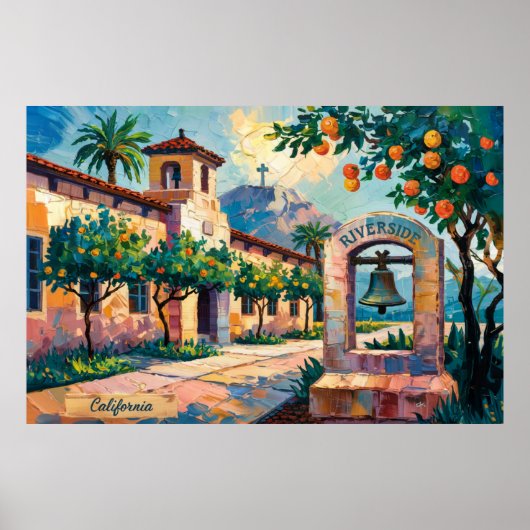 Riverside California Poster (Voorkant)