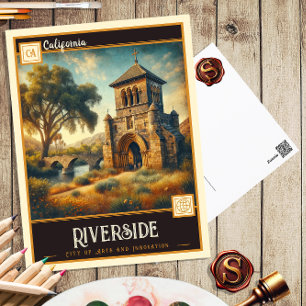 Riverside, Californië    BRIEFKAART