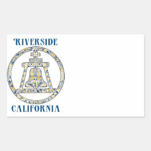 Riverside, Californië - een onderscheiding Rechthoekige Sticker