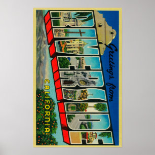 Riverside, Californië - Grote Letter-scènes Poster