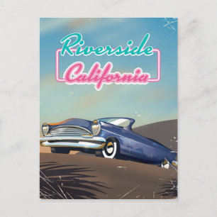Riverside Californië reisposter Briefkaart