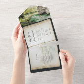 Riverside Fairytale Book Faire-part de mariage (Déchirure)