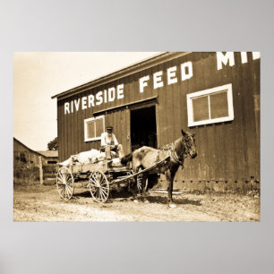 Riverside Feed Mill Poster