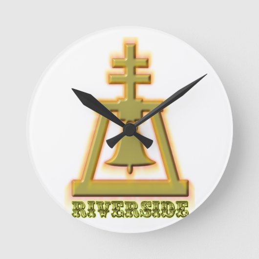 Riverside Raincross Ronde Klok (Voorkant)