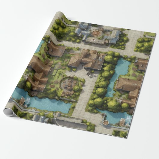 Riverside Serenity RPG inpakpapier (Uitgerold)