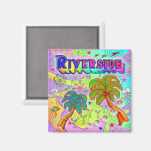 Riverside Vacation Target Magnet Magneet (Voorkant / Achterkant)