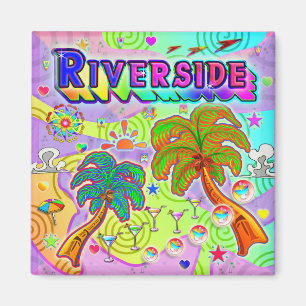 Riverside Vacation Target Magnet Magneet