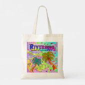 Riverside Vakantie Target Tote Tas (Achterkant)