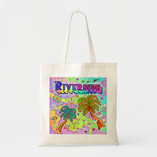 Riverside Vakantie Target Tote Tas (Voorkant)