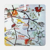 Riverside, Zuid-Californië Ornament (Achterkant)