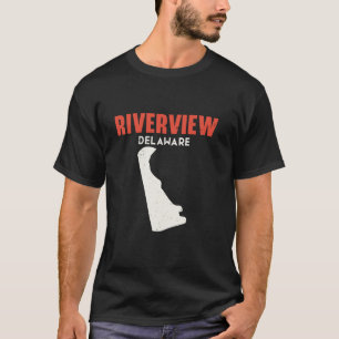 Riverview Delaware USA State America Travel Delawa T-shirt