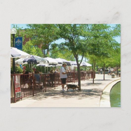 Riverwalk Pueblo Colorado Carte postale - Beagle C (Devant)