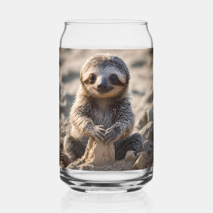 Rives de sable : Baby Sloth Building Châteaux de s