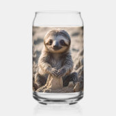 Rives de sable : Baby Sloth Building Châteaux de s (Verso)