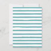 Rives de sable Faire-part de déplacement tropical (Dos)