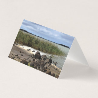 Rives Tranquilles de la Carte de Vœux Vierge du La
