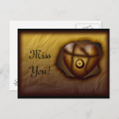 Riveted Heart, carte postale personnalisable (Devant / Derrière)