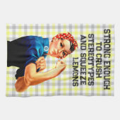 Riveter Citroen Gingham Theedoek (Horizontaal)