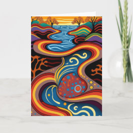 Rivier, Aboriginal, droomtijd. Kaart