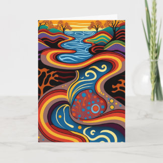 Rivier, Aboriginal, droomtijd. Kaart