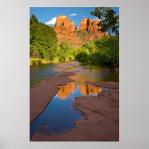 Rivier bij Red Rock Crossing, Arizona Poster