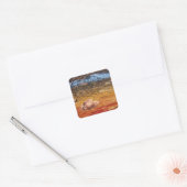 rivier de Inferno Vierkante Sticker (Envelop)