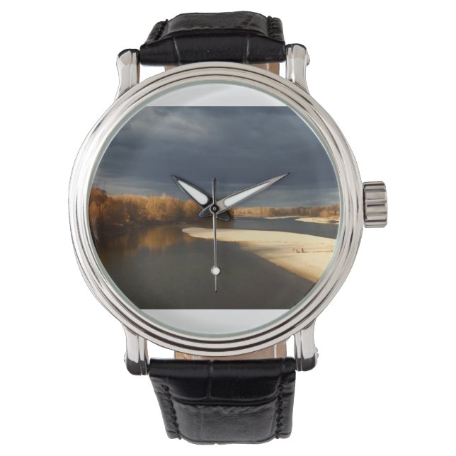 Rivier in de herfst 11 horloge (Voorkant)