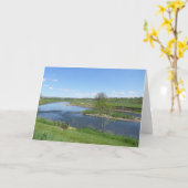 Rivier in Engeland Kaart (Gele Bloem)