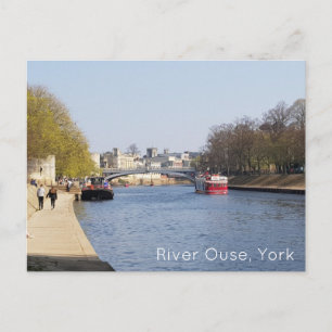 Rivier Ouse, York Briefkaart