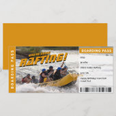 Rivier Rafting Trip Cadeaubon Instapass (Voorkant / Achterkant)