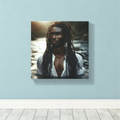 Rivier van Solace Canvas Afdruk (Insitu (Houten vloer))