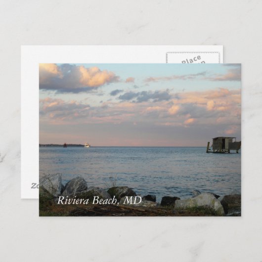 Riviera Beach, MD - POST CARD Briefkaart (Voorkant / Achterkant)