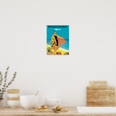 Riviera Beaches ~ Nice Poster (Keuken)
