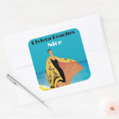 Riviera Beaches ~ Nice Vierkante Sticker (Envelop)