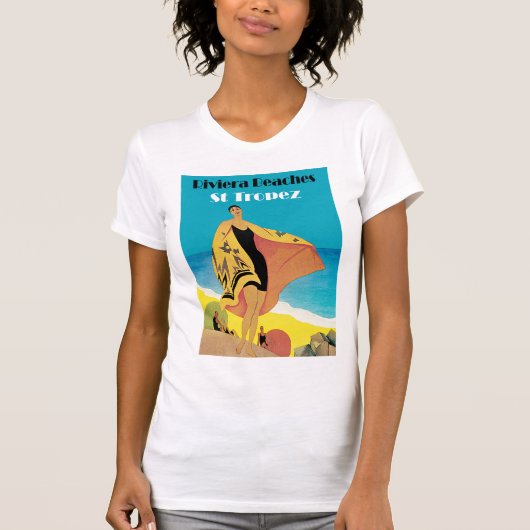 Riviera Beaches ~ St Tropez T-shirt (Voorkant)