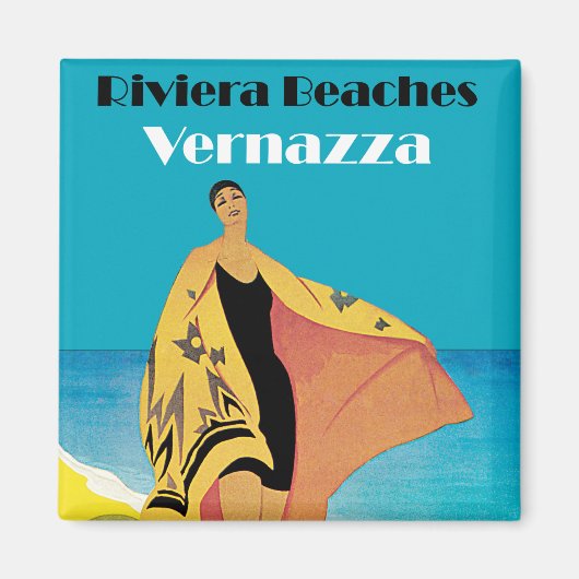 Riviera Beaches ~ Vernazza Magneet (Voorkant)