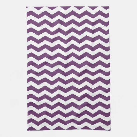Riviera Lavender Wave Chevron Theedoek (Verticaal)
