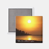 Riviera Maya Cancun Mexique Caraibes mer Magnet (Recto/Verso)