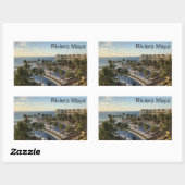 Riviera Maya Cancun Mexique - Stickers Rectangle (Feuille)