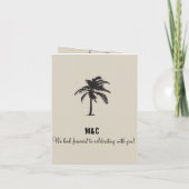 Riviera Maya Faire-part de mariage du passeport me (Dos)