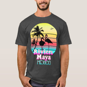 Riviera Maya Mexico Tropische Vacature Summer T-shirt