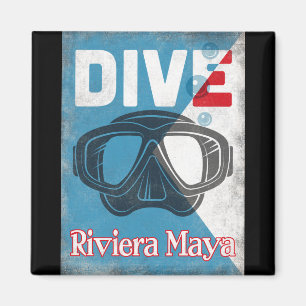 Riviera Maya  Scuba duikmasker Magneet